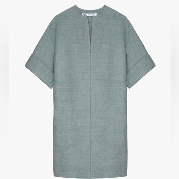 100% Wool Dress Zara Limited Edition New - Picture 4 of 5
